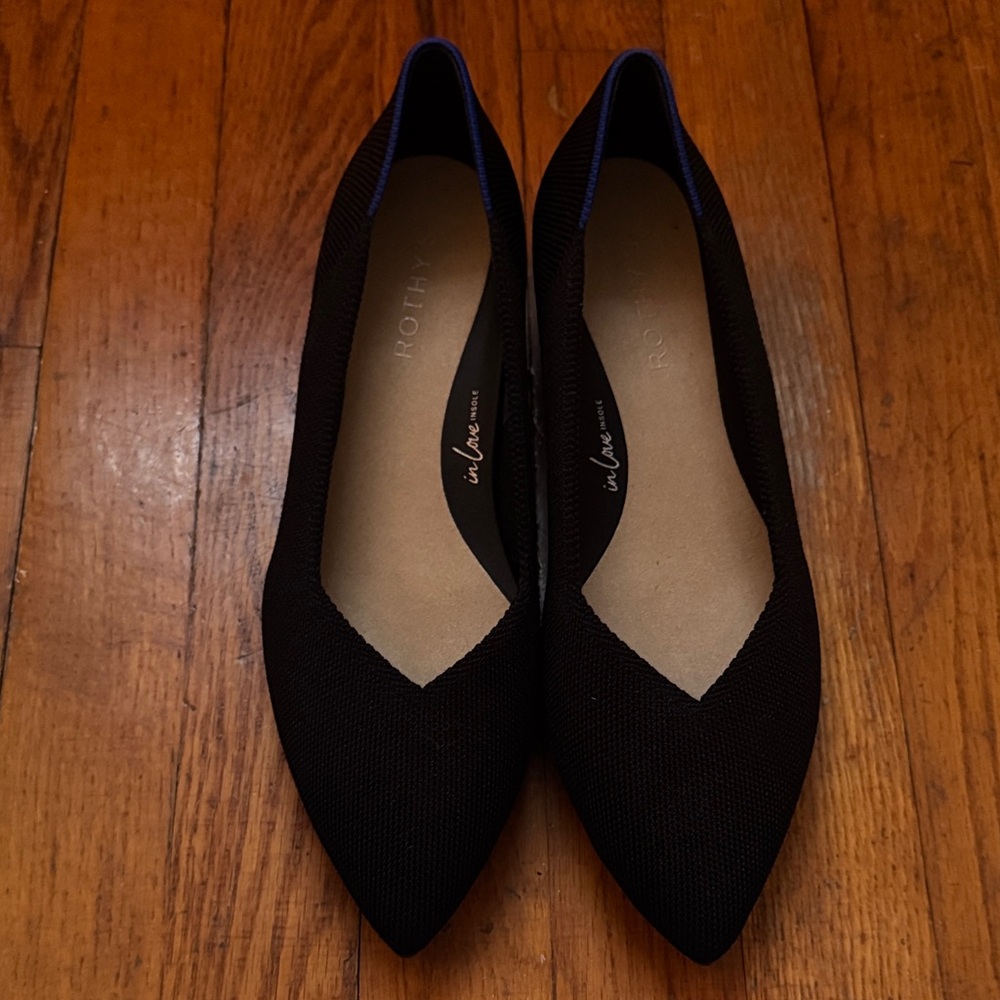 Rothy's Black High Point 8.5